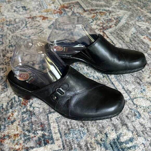 Earth Spirit Gelron 2" Heel Black Mules, Size 7.5 - Picture 4 of 5